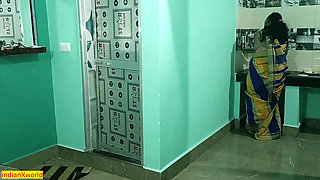 Beautiful Cute Kamwali Bhabhi Sex With Madam Husband