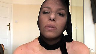 Blonde emo amateur solo masturbation