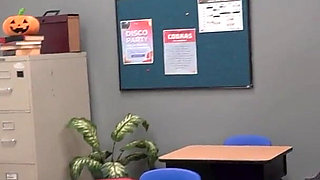 Lola Cheeks - Naughty College Girl Breaks the Rules, so Teacher Kaby Snow Brings BBC to Discipline Her