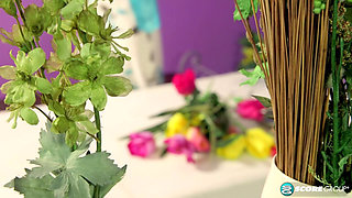 Flowers, a BBC and a creampie