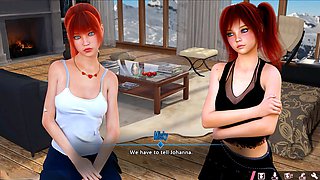 3D animated cartoon fun with Misskitty2k in a bikini