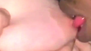 Hubby Kissing Licking My Nipples