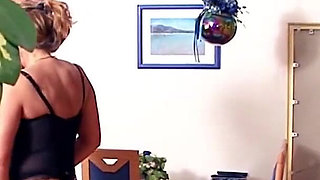 Blonde Gilf with Big Natural Tits gets Fucked when the Man is gone