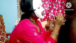 Student ready for mouth fuck and swallow cum to get practical marks from teacher - full tamil audio with moaning