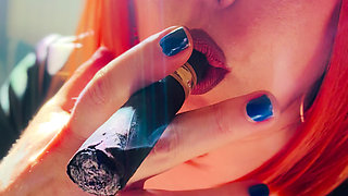 A Smoke Show From Tina Snua - Cigar Smoking Smoker Smoke Drifting OME