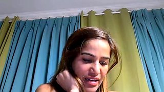 Indian Babe Sexy Maid Outfit Going Nude With Wild Boobs