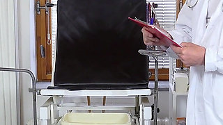 Breast Exam of Hairy Chubby stepmommy