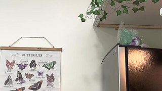 Ebony Big Booty Twerked Naked at the Kitchen While Cooking