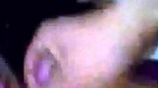 Indonesian Babe Leily Sucks White Cock for Mouthful of Cum