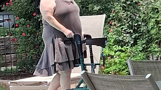 Summer Has Arrived! Time for the First Visit to the Pool Sexy Big Nurse Vicki Style!