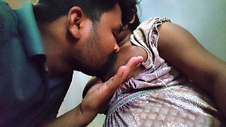 Bhabhi calls her boyfriend home and gets her big boobs sucked by her boyfriend and sucks his penis.