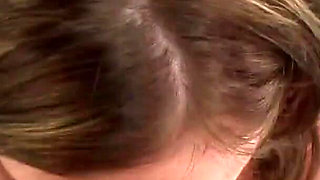 Bubble butt teen Topanga Fox POV blowjob facial