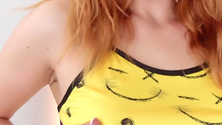 Redhead Lucianna Tries Hardcore Fucking with Piss