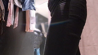 Open Curtain in the Fitting Room
