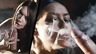 Compilation Facial Smoking Blowjob