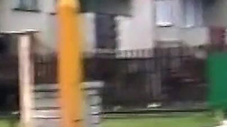 Mature Slut Fists Gaping Ass Dripping Piss Outdoors