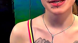 Ggg John Thompson - Tattooed Babe Swallows Cum and Gets Pounded Hard