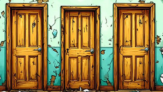 Valentine's Day. Cartoon in Which a Wife Is Fucked in a Public Toilet