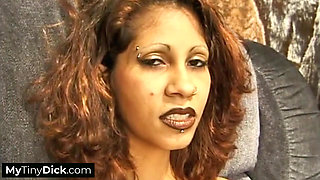 Skinny beauty embraced the challenge with enthusiasm