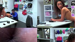 Busty ebony teen nymph gets rough ass fucking punishment in