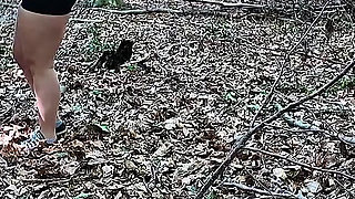 A Voyeur in the Forest Fucks 2 Bitches