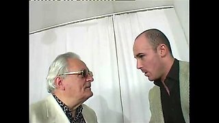 Blonde Anal Threesome DP with Double Penetration & Cumshot