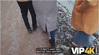 Stacy Cruz, Veronica Leal And Charlie Dean In Met An Innocent Couple By The Lake, Worked Hard On Showing The Girl What Wild Threesome Is