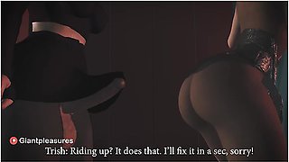 Car Toon - Succubus Stuck In Elevator Grows And Becomes