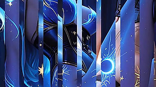 Lustrender: Mystic Pregnant Pissing Rooftop Neon Dominatrix - Ai Video