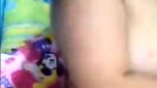 Hairy Asian Amateur Fingers Herself on Webcam