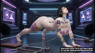 Lira Loyal Slave - Futuristic High-tech BDSM Training Chamber 3D Hentai
