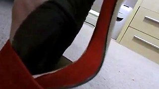 Foot fetish Close up feet and toes tease
