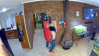 Caught my husband fucking slutty woman