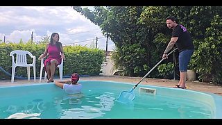 I Gave Some to My Husband's Friends in the Kitchen While He Was Cleaning the Pool.