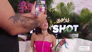 Sage Hunter Gets Splashed With A Golden Shower After Fucking