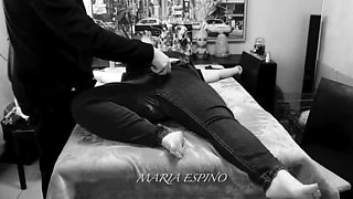 Submissive French BBW MariaEspino Tied Up & Used Like a Toy - Real Homemade BDSM