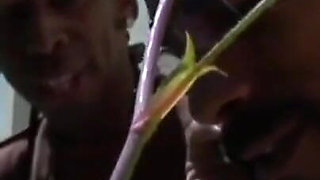 Katja and Courtney in a threesome with a big cock in the ass