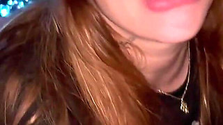 POV: Redhead Talks Bitch, Cums in the Blowjob and Drinks Milk in Her Mouth