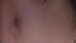 Woman masturbating pleasurably, she even orgasms while masturbating. Natural nipples