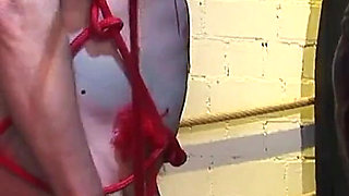 Mature Ginger German Amateur with Naturals Submits to BDSM and Takes Monster Cock