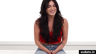 Sexy brunette babe amazing porn video