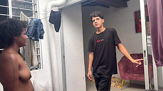 Threesome with my stepson and his stepsister ends in a fantasy dreamed of by any boy.