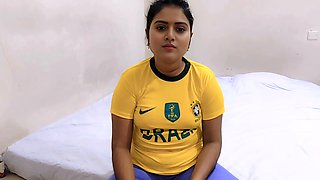 Step brother fucking his beautiful step sister while betting on a football game.(Full Bangla Audio)