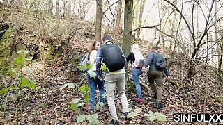 Four Old Friends Reunite – Turns into Wild Group Fuck at Country House