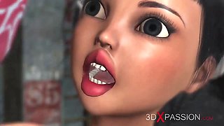 Ass Fuck. innocent college girl and a massive monster in the industrial zone
