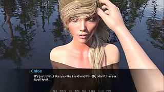 Intense romantic kissing in episode two with a light-haired virgin