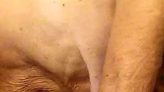 Aunty Ann Gets on Knees and Gives Great Head and Hand Shows Sexy Feet