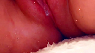 Real pulsating woman orgasm