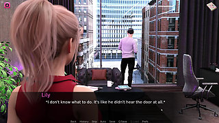 Lily Was Giving Boobjob To Her New Boss While interview In Office