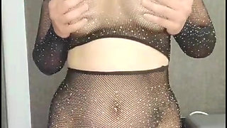 Turkish girl brunette pleasured herself with vibrator